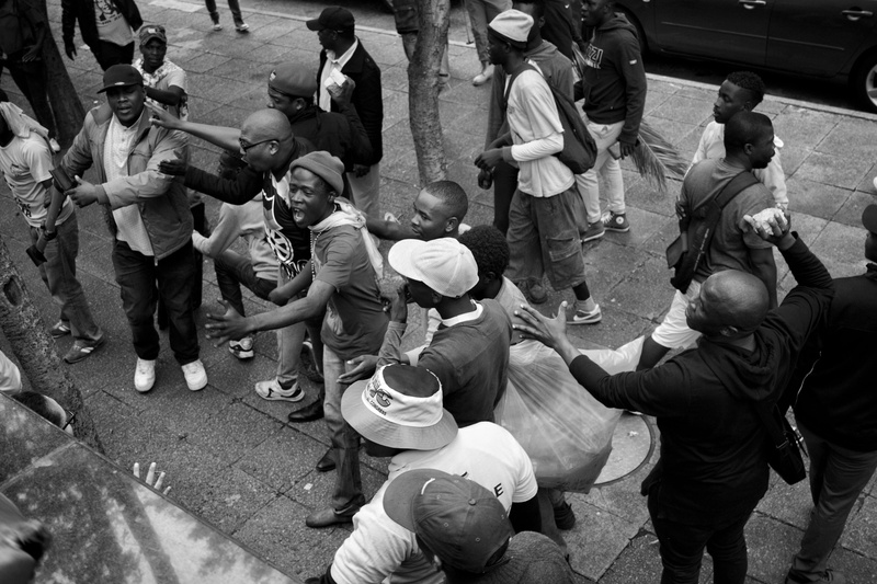 protection, casual clothing, outdoors, hatred, real people, togetherness, leisure activity, 5K, protest, africa, south africa, protestors, group of people