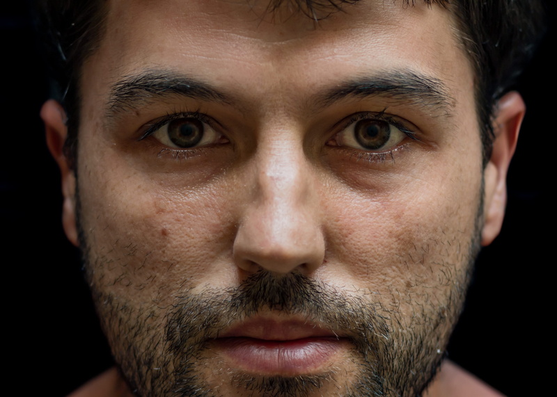 contemplation, facial hair, home, body part, johannesburg, young men, mustache, face, front view, human body part, lip, skin, man, indoors, close-up, male