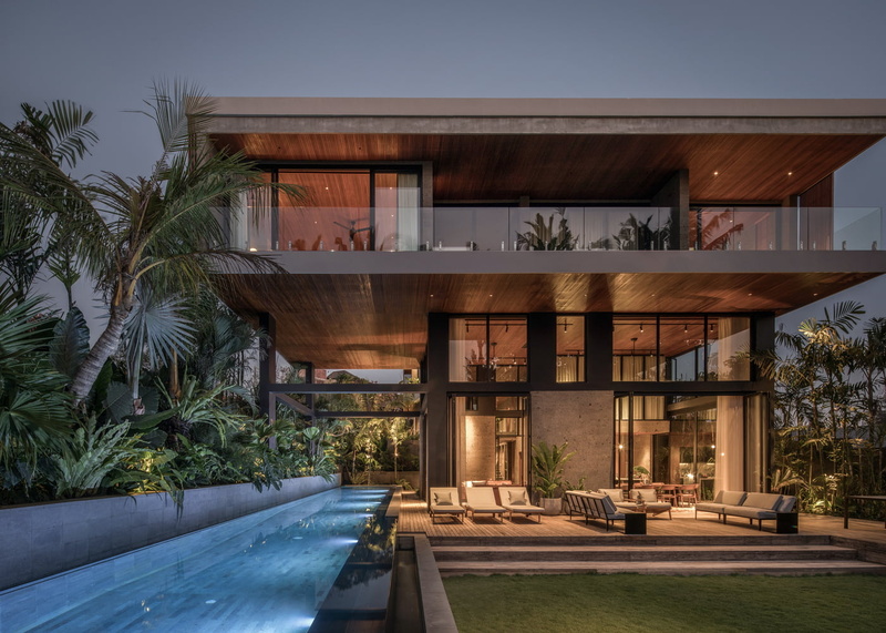 swimming pool, architecture, 720P, modern, house