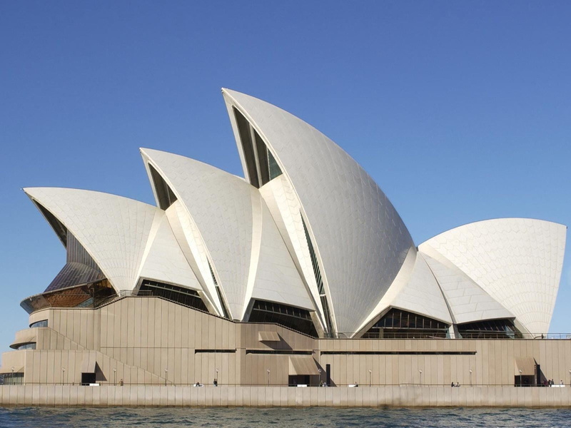 water, architecture, building, travel destinations, outdoors, no people, Sydney, built structure, day, arts culture and entertainment, clear sky, city