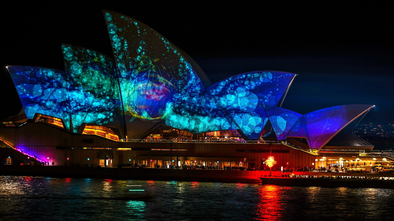 travel destinations, Australia, city life, light - natural phenomenon, nature, reflection, city, building exterior, 2K, modern, architecture, waterfront