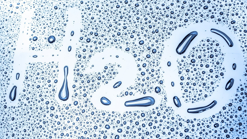 drop, h2o, water, blue, 1080P