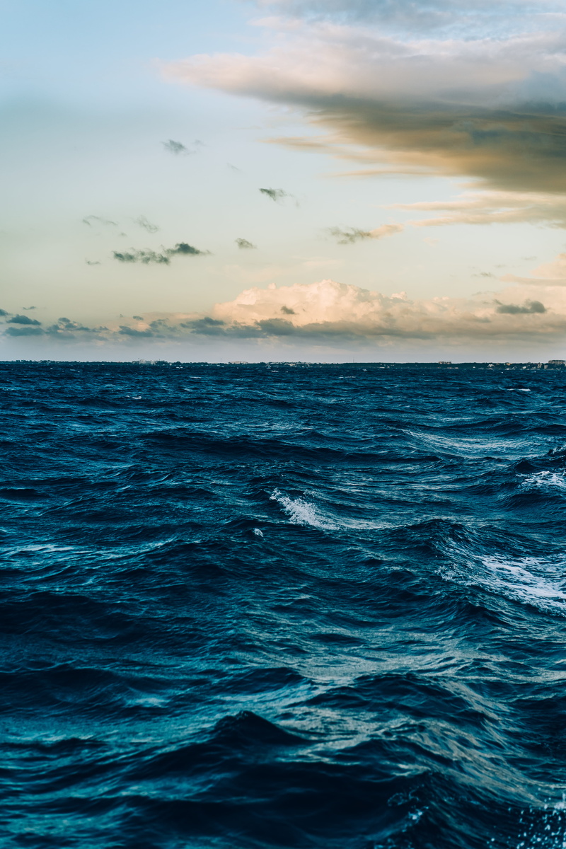 nature, Blue ocean, wave, horizon over water, scenic, waves, tranquility, abstract, waterfront, beauty in nature, scenics - nature, outdoors, painting