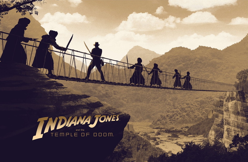 bridge, 1984 (Year), movies, artwork, Indiana Jones and the Temple of Doom (Movies), Indiana Jones, 1080P