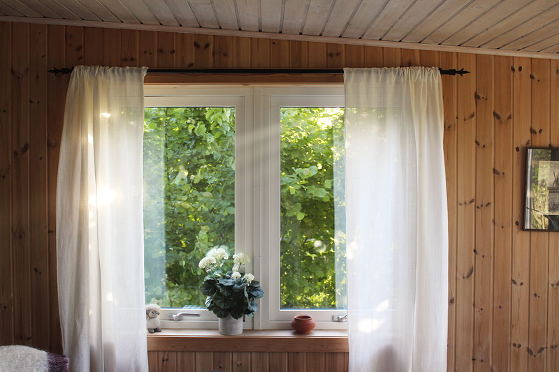 sweden, reflection, summer, forest, interior, sunlight, wood - material, home, white, no people, domestic room, nature, entrance, 4K, background, home interior
