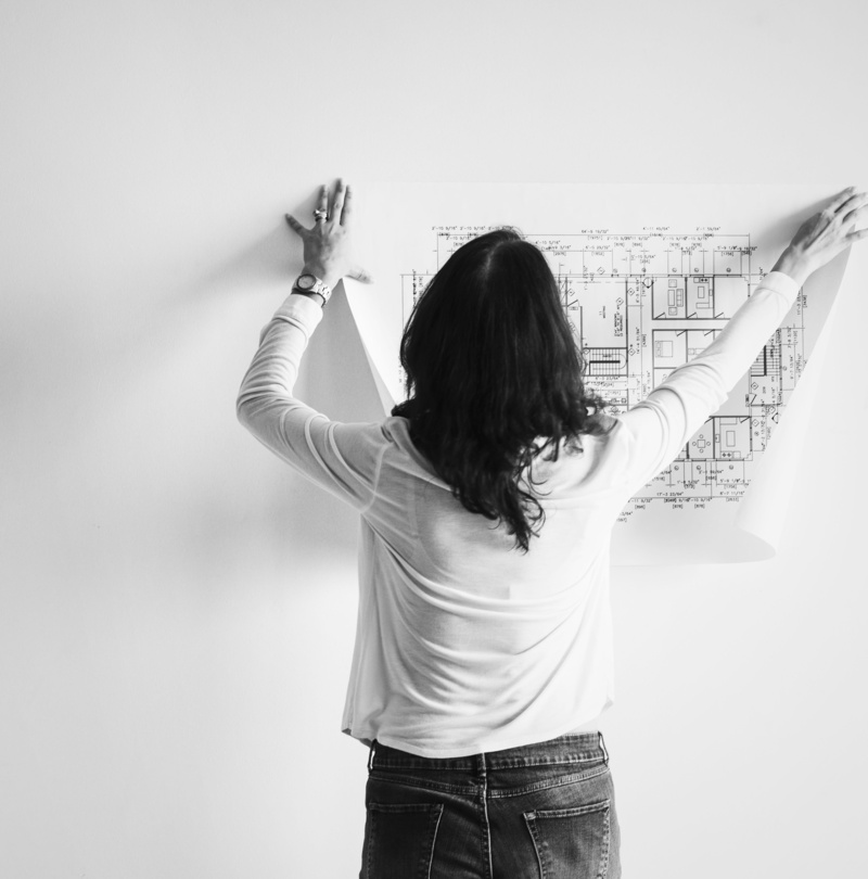 long hair, lifestyles, obscured face, three quarter length, layout, 4K, isolated on white, wear, hairstyle, design, women, map, hand raised, rear view