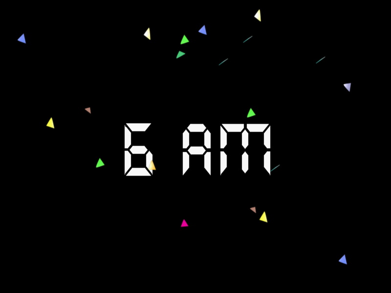 electric light, lighting equipment, celebration, technology, multi colored, pattern, stuffed animal, clock, black background, light, indoors, Five Nights at Freddys