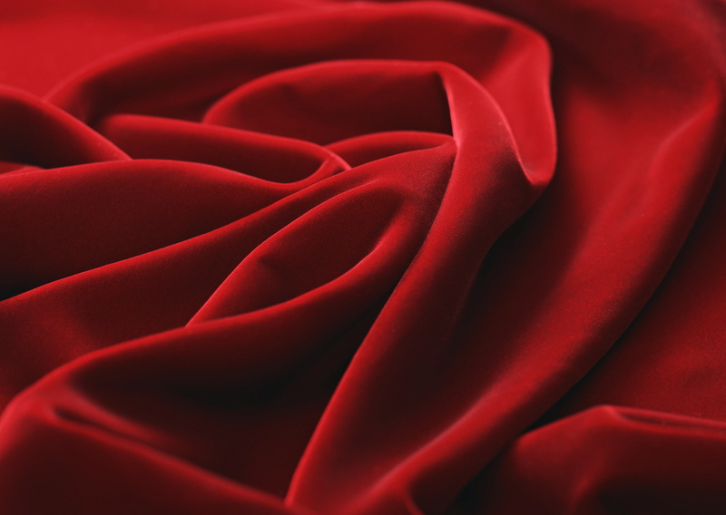 red cloth, rippled, bright, satin, backgrounds, celebration, love, ripple, single Object, curve, dark, smooth, elegance, luxury, abstract, full frame, velvet