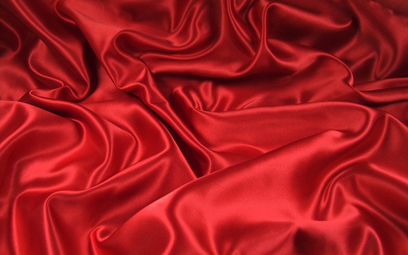 4K, folds, download 3840x2400 bends, fabric backgrounds, bends, red