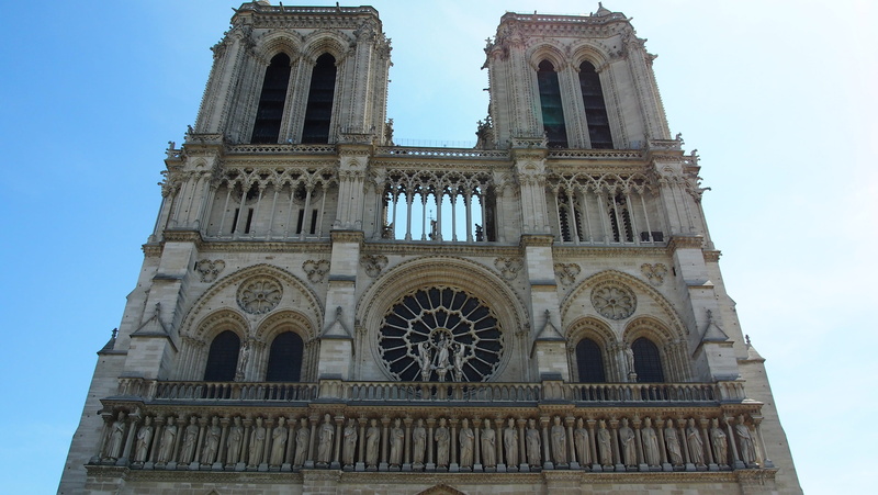 arch, Paris, building, tower, Notre Dame, Church, church, architecture, spirituality, building exterior, built structure, low angle view, history, gothic style
