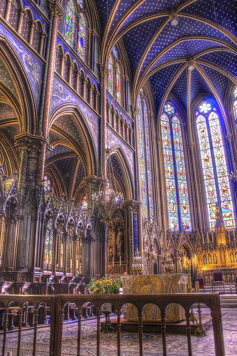 sainte, christian, religion, glass, travel, gothic, color, cathedral, spirituality, basilica, chapel, tourism, transparency, travel destinations, choir