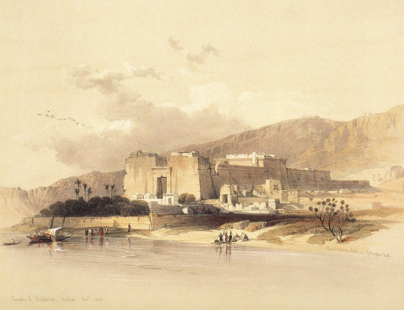 painting, David Roberts, 720P, Egypt