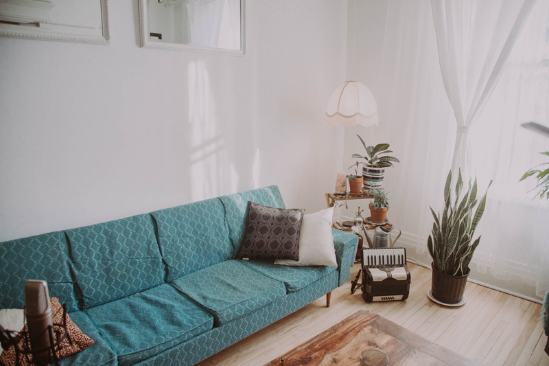 design, cozy, beside, room, lamp, table, drape, rug, curtain, furniture, domestic life, chair, living room, domestic room, home showcase interior, wood