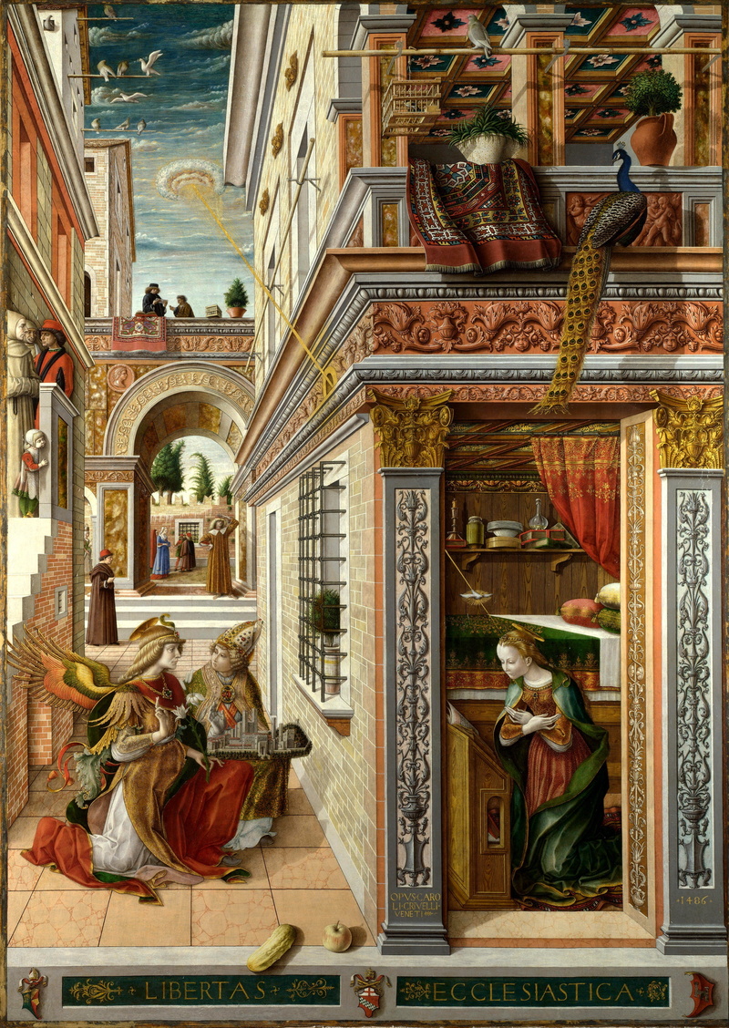 Carlo Crivelli, Portrait Display, Renaissance, 4K, painting