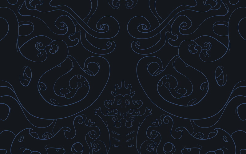 symbol, dark, computer Graphic, modern, blue, patterns, surface, flower, arts culture and entertainment, illustration, Pattern, ornate, silk