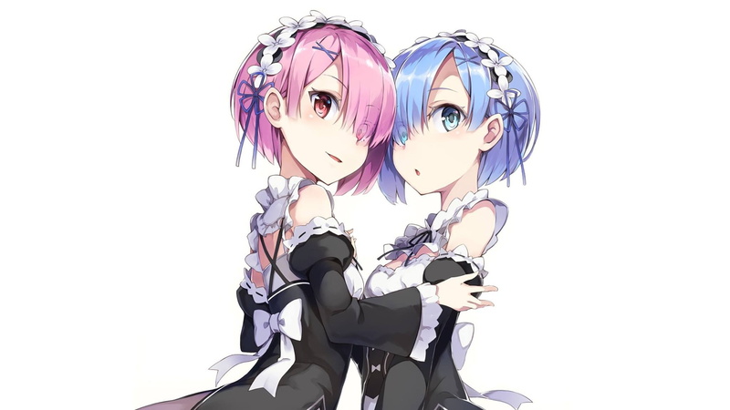 Ram (Re:Zero), Rem (Re: Zero), 1080P, Re:Zero Kara Hajimeru Isekai Seikatsu