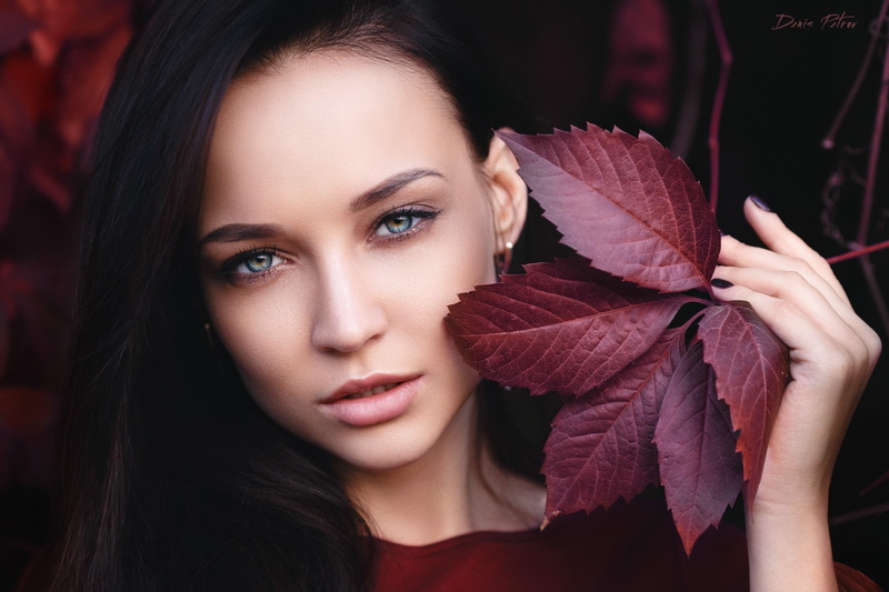 Denis Petrov, women, face, 2K, portrait, Angelina Petrova