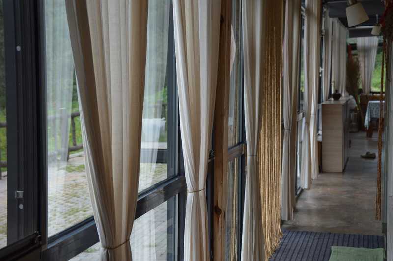 windows, building, room, architecture, built structure, entrance, glass, 4K, curtain, floor, absence, no people, business, wood - material, close-up, curtains