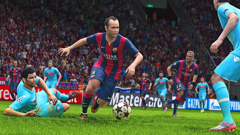 Iniesta, Neymar, pes 2015, pro evolution soccer 2015, simulator, Mascherano, Behrami, 1080P, Callejon, Lorenzo Insigne, Dries Mertens, Albiol.Alves