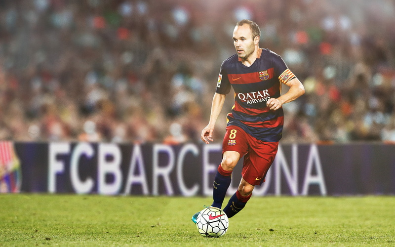 focus on foreground, determination, incidental people, running, soccer, andres, skill, poster, outdoors, grass, young adult, competition, 2K