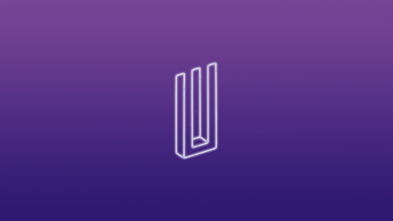 no people, neon, purple background, symbol, close-up, computer icon, bar code, communication, connection, 1080P, electricity, violet, single object, screen