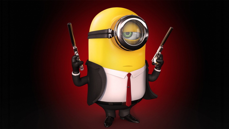 minions, 1080P, Despicable Me, Hitman