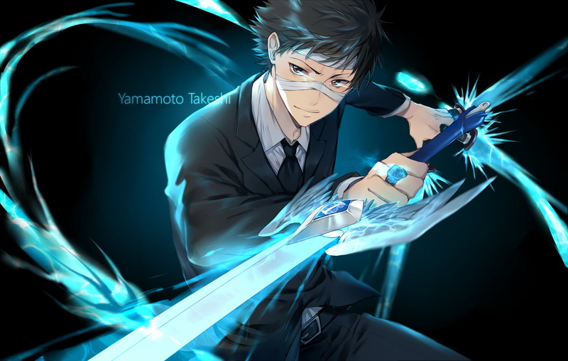 real people, illuminated, indoors, one person, technology, black background, holding, Katekyō Hitman Reborn!, 1080P, motion, three quarter length, Anime