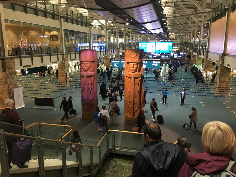 transportation, 4K, passengers, crowd, lifestyles, surrey, lobby, architecture, airport, representation, group of people, large group of people, illuminated