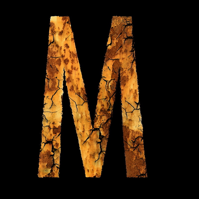 protection, black background, nature, close-up, metal, Font, studio shot, tree, textured, black color, m, no people, copy space, 1080P, brown, yellow