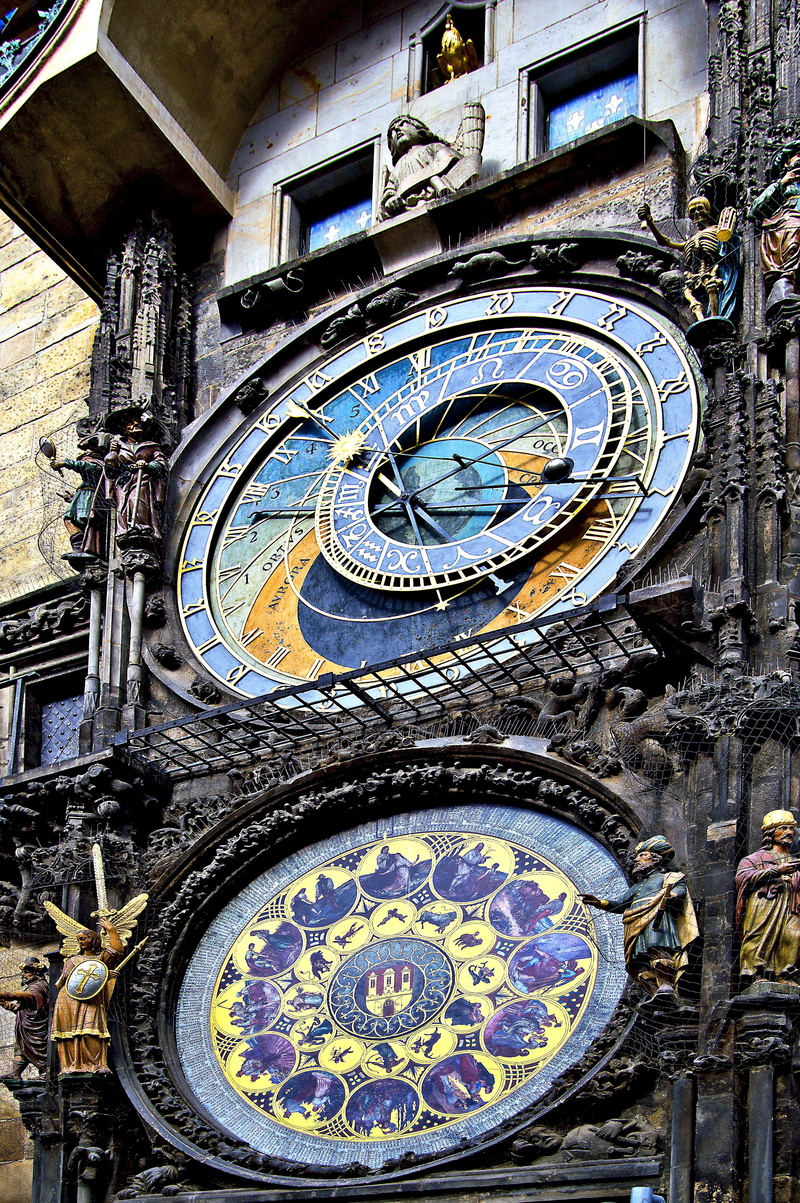 time, 5K, no people, clock face, prague, figure, astronomy, ornate, clock tips, measurement of time, building exterior, travel destinations, built structure
