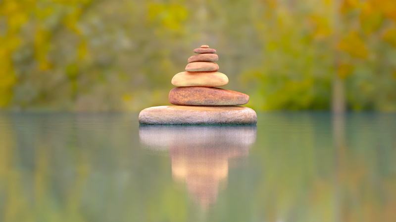 no people, beautiful, rocks, tranquility, water, blender, stones, pebble, day, reflection, scenic, stone, simple, forest, stone - object, architecture