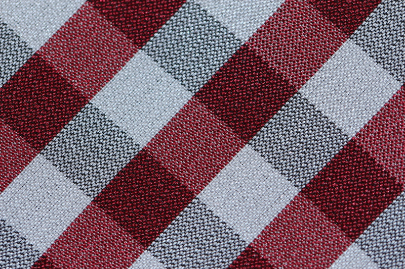 gray, cloth, geometric pattern, textile, fabric background, no people, material, design, close-up, backgrounds, retro, high angle view, texture, indoors