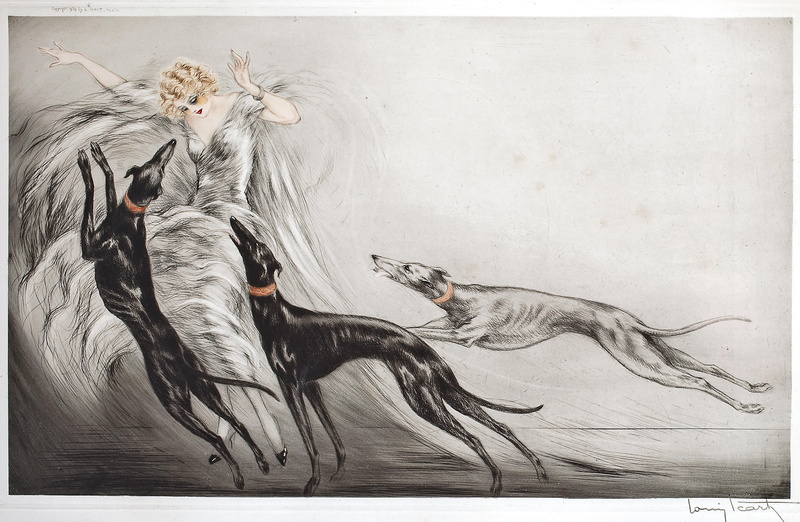 women, 2K, painting, 1929 (Year), classic art, Louis Icart