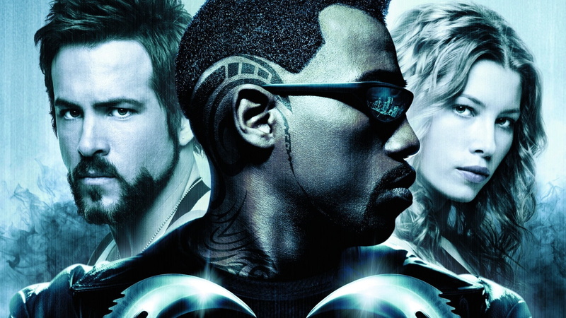 young men, togetherness, lifestyles, headshot, looking, movies, friendship, Ryan Reynolds, digital composite, 1080P, portrait, Blade Trinity, young adult