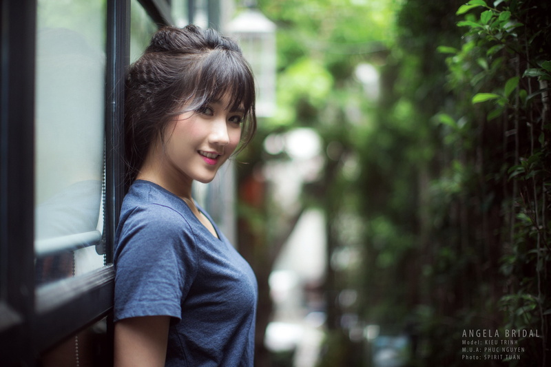Asian, 2K, looking at viewer, Vietnam, Kieu Trinh, women, portrait