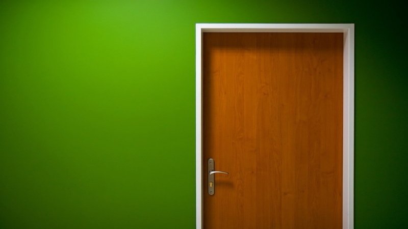 door, 1080P, minimalism, wall, wooden surface, green