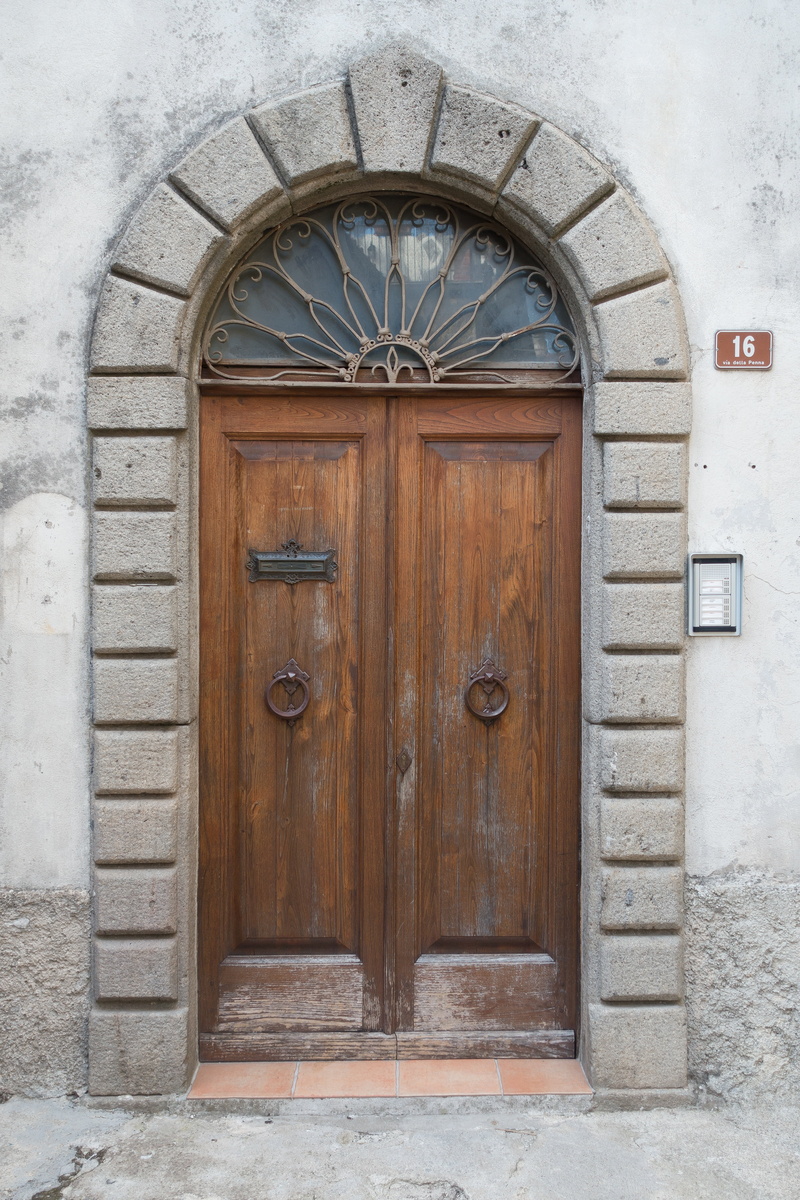 wood, brown, entrance, old, security, near, doorbell, building exterior, gate, natural stone, safety, architecture, outdoors, wall, portal, arch, built structure