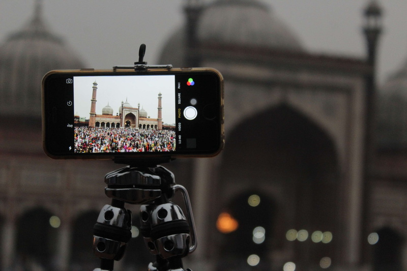filming, ramjaan, television camera, illuminated, communication, photographic equipment, digital viewfinder, crowed, indoors, no people, photography themes