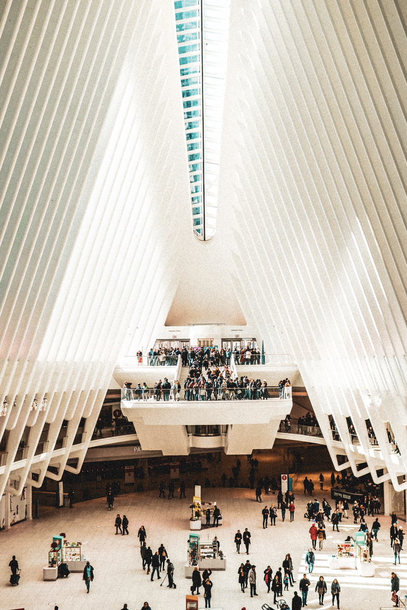 women, people, building, crowd, group of people, adult, 5K, day, human, lobby, hall, travel, ceiling, built structure, indoors, room, lifestyles, auditorium
