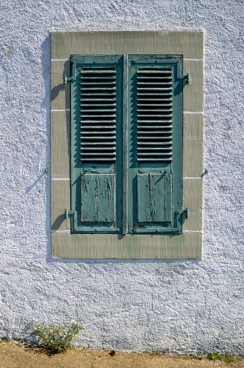 photography, blue, path, building, security, lausanne, shutter, linen, light fixture, travel, walkway, cassette player, window shade, flagstone, day, closed