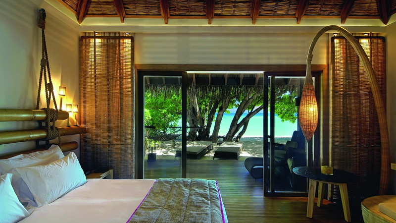 modern, glass - material, home, transparent, maldives, absence, interior, no people, curtain, home showcase interior, window, table, hotel, resort, luxury
