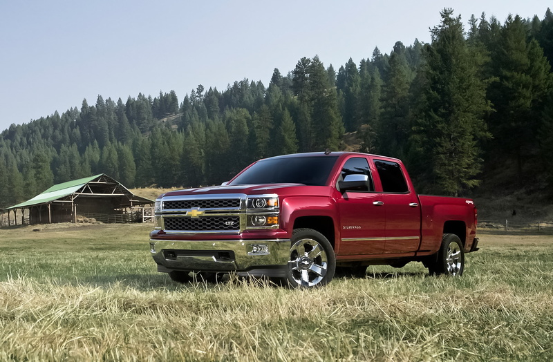 bed, Chevrolet Silverado, 1500, pickup truck, chevy, red, 2014, North America, ranch, large, pickup, double cab, 2K, size, truck
