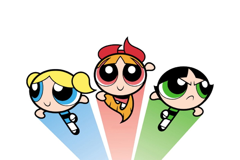 celebration, white background, emotion, human body part, copy space, humor, cheerful, sport, The Powerpuff Girls, people, celebration event
