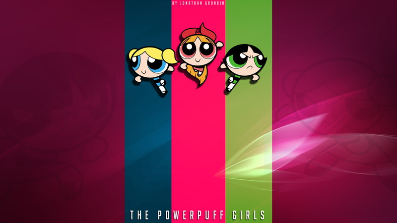 girls, powerpuff, 1080P