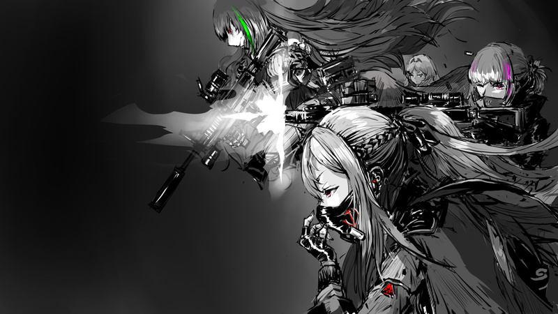 ST AR-15 (Girls Frontline), 1080P, Girls Frontline, Video Game, AN-94 (Girls Frontline), AK-12 (Girls Frontline), M4A1 (Girls Frontline)