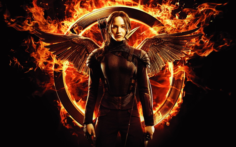 Fire, 1080P, Katniss Everdeen, Jennifer Lawrence, The Hunger Games: Mockingjay - Part 1, The Hunger Games