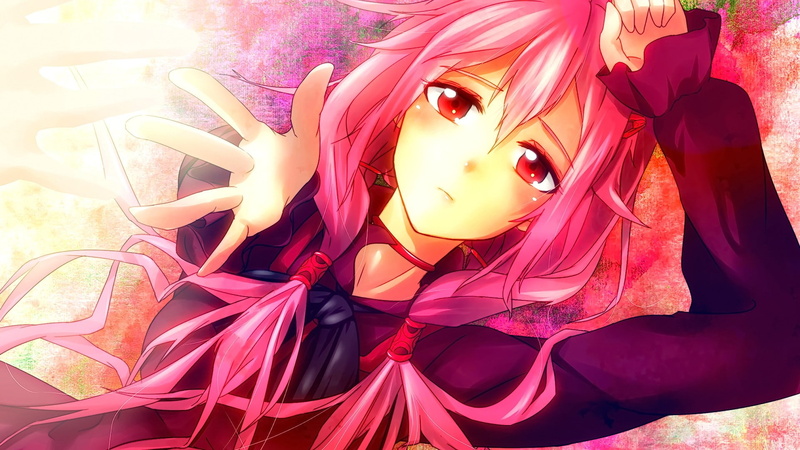 indoors, anime, 1080P, beauty, school uniform, mannequin, one person, human representation, young adult, female likeness, art and craft, Guilty Crown