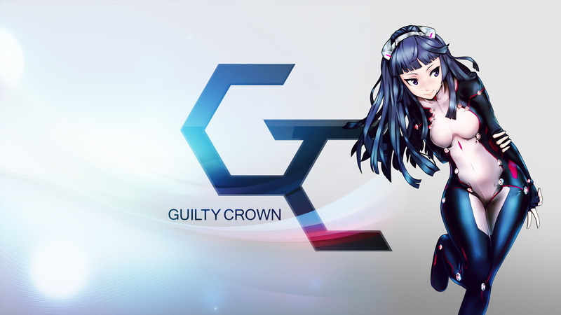 logo, anime, Guilty Crown, anime girls, Tsugumi (Guilty Crown), 720P