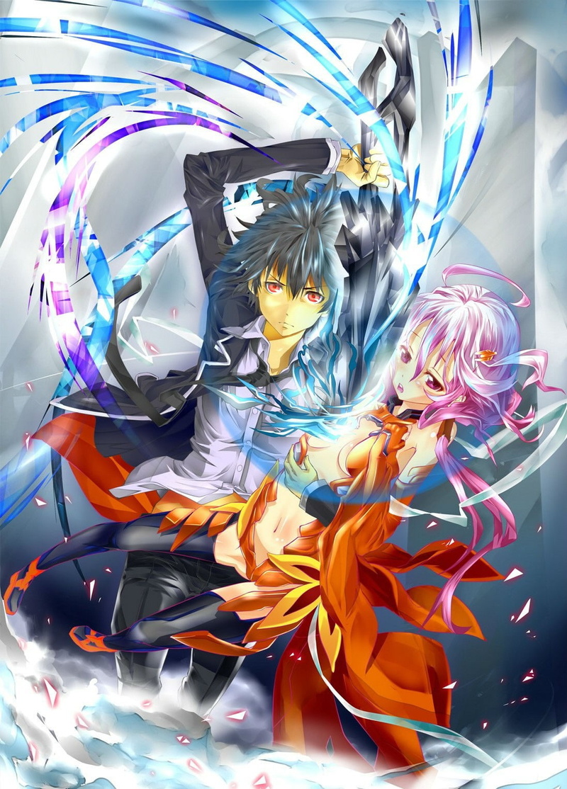 720P, Guilty Crown, Yuzuriha Inori, Ouma Shuu