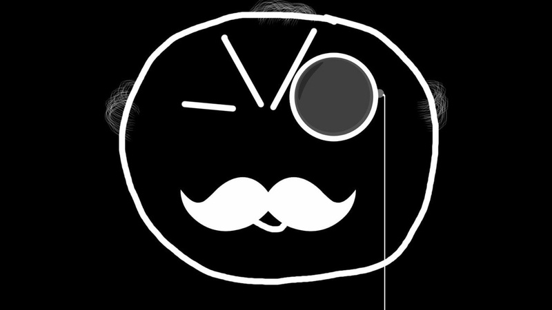 communication, technology, black background, geometric shape, listening, shape, indoors, no people, illuminated, headphones, hole, emotion, v2 monocles mustache